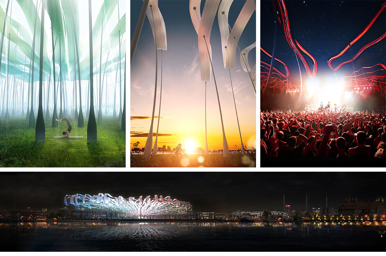 Beyond the Wave(4th place winner) : Land Art Generator Initiative(LAGI) 2014 image