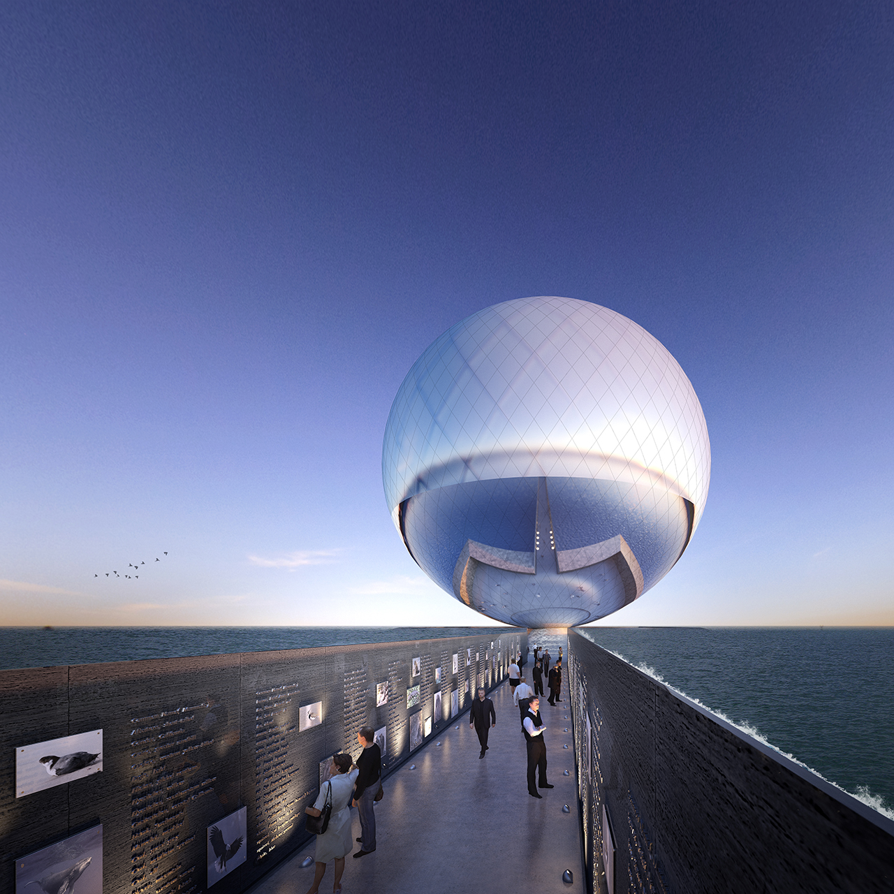 The Clear Orb : Land Art Generator Initiative(LAGI) 2016 image