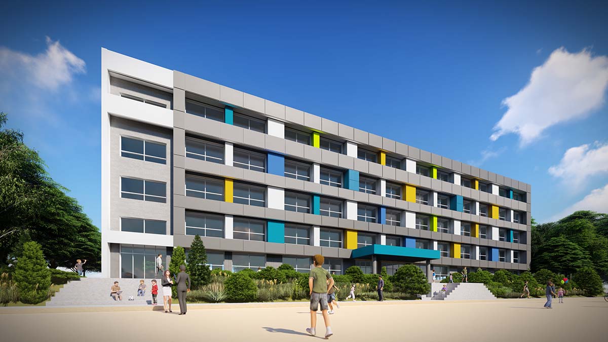 Wolgye Middle School Building-integrated Photovoltaics (BIPV) image