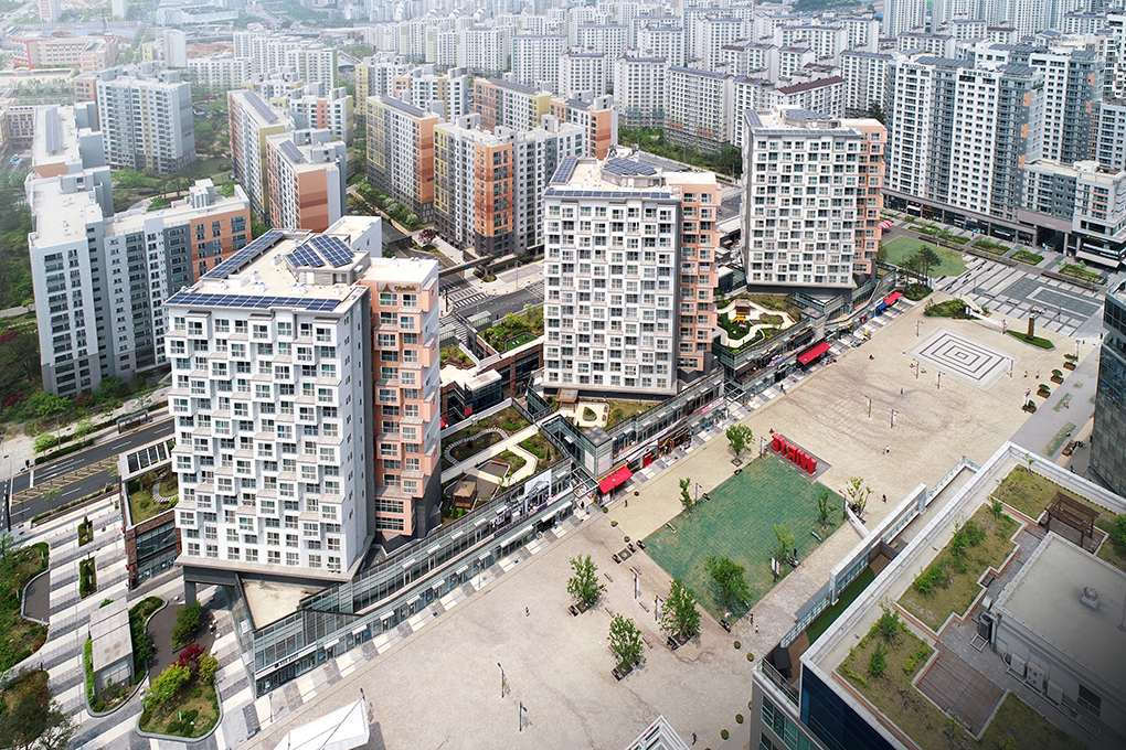 Wirye Obelisk Central Square, 2020 Seongnam-si 'Sky Garden' Excellent Rooftop Garden Building image